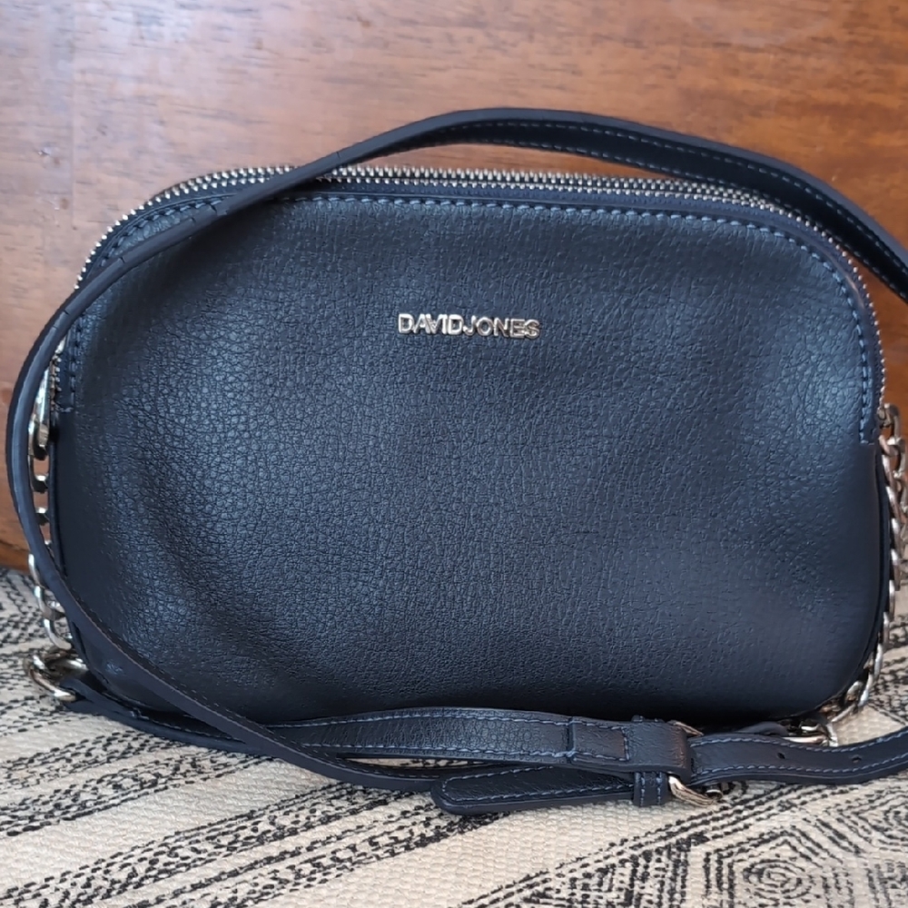 David Jones Blue Crossbody Bag